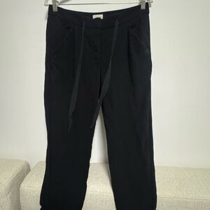 Black Drawstring Aritzia Wilfred Pants
